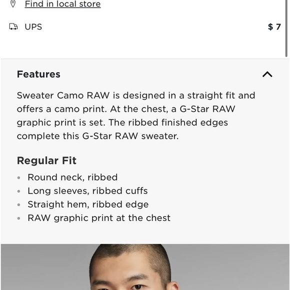 G-Star Raw Camo Sweater in Orange and Green Size M - Picture 13 of 14